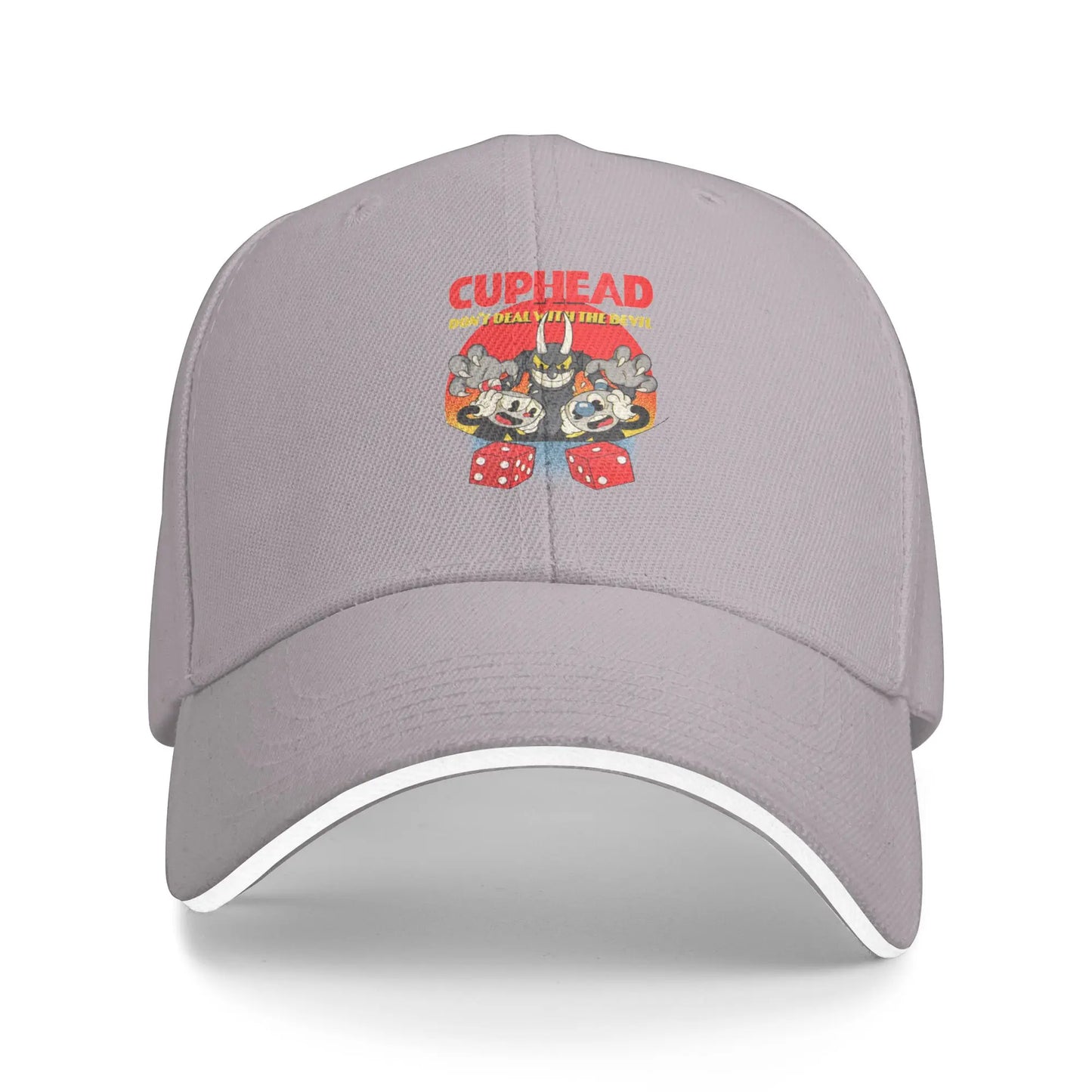 Cuphead Oh Noes Sun Baseball Cap Summer Casual