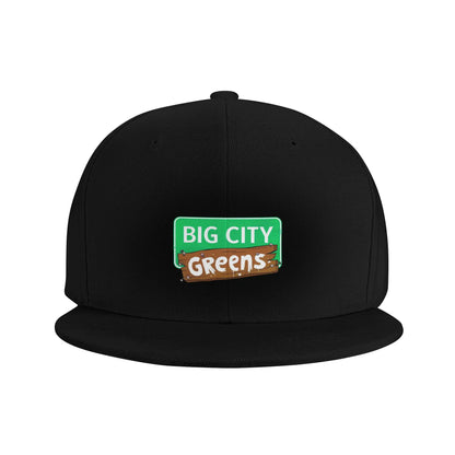 Big City Greens Show Flat Brim Golf Snapback Cap
