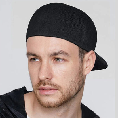 Woolen New York Fitted Flat Brim Snapback cap