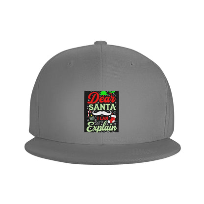 Dear Santa I Can Explain Snapback Cap