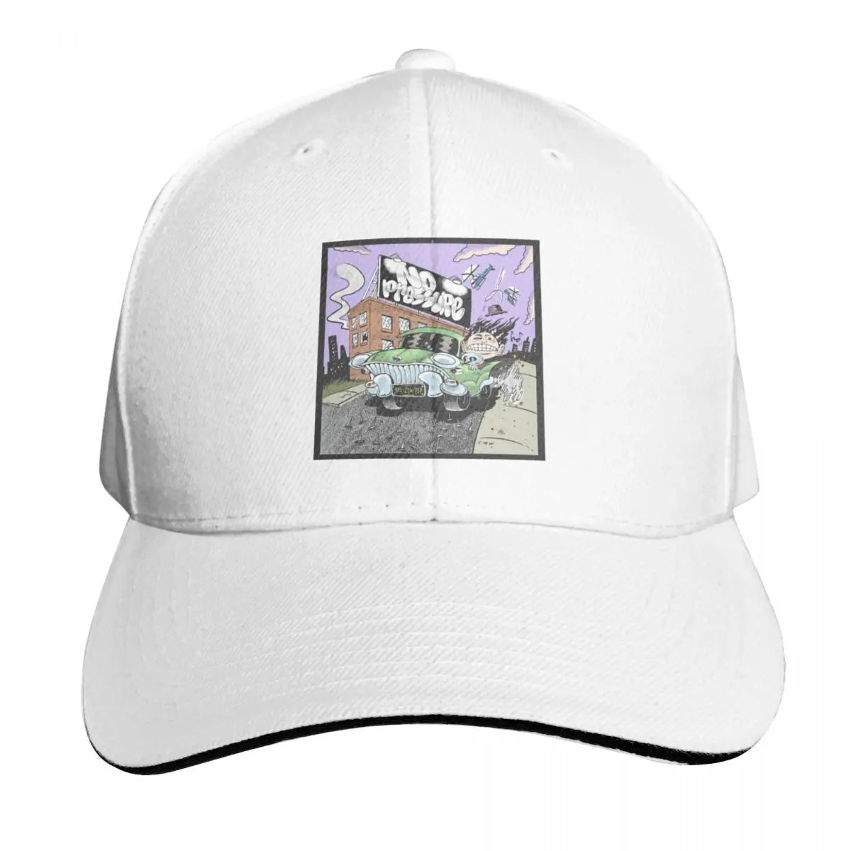 No Pressure Vintage Graphic Baseball Cap
