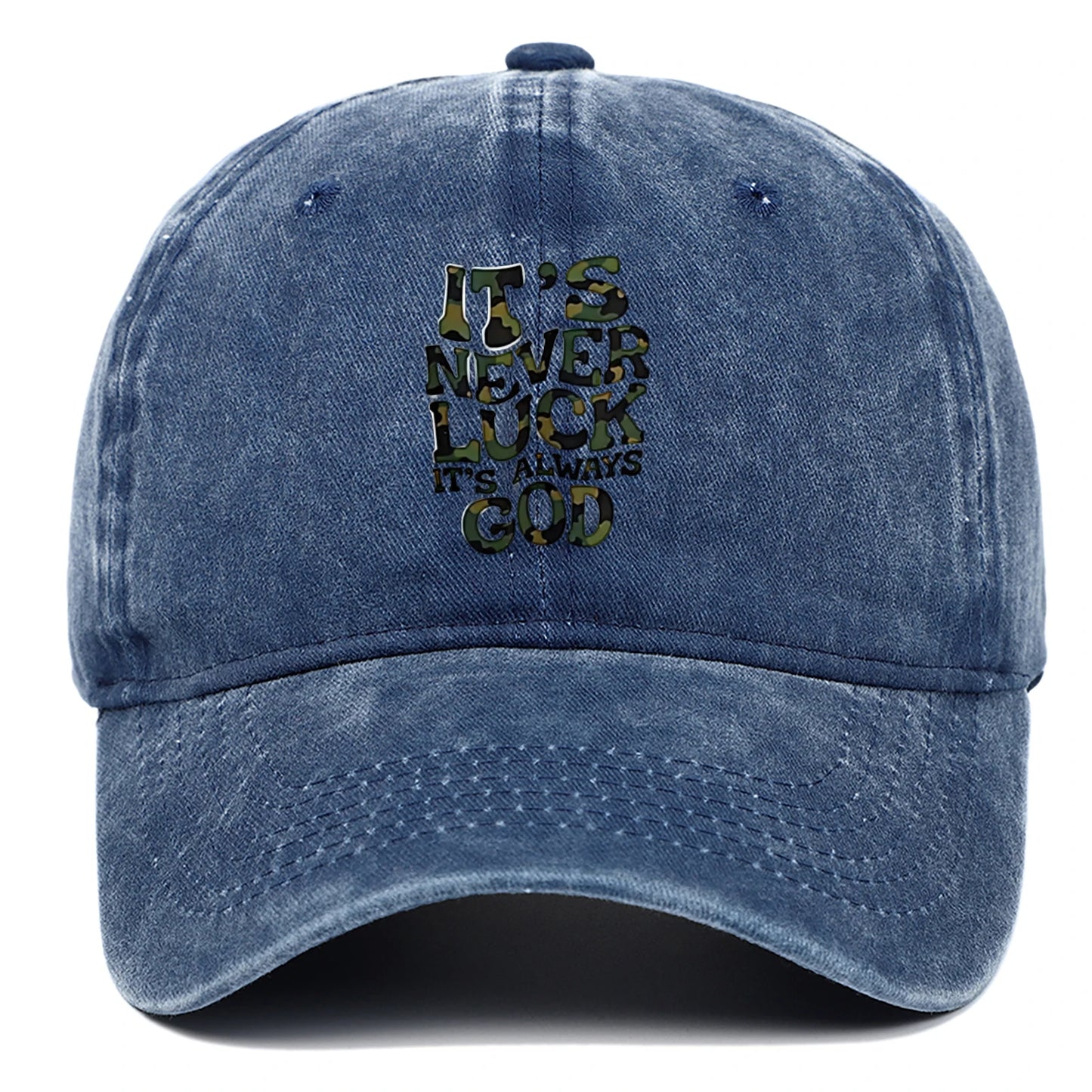 Camouflage Letter Outdoor Baseball Cap