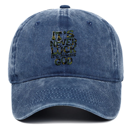 Camouflage Letter Outdoor Baseball Cap
