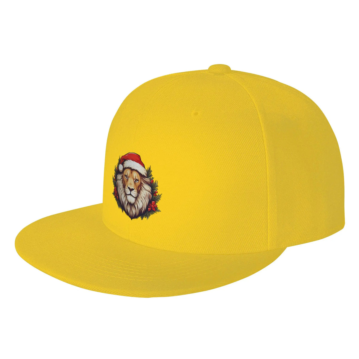 Christmas Lion Santa Snapback Cap