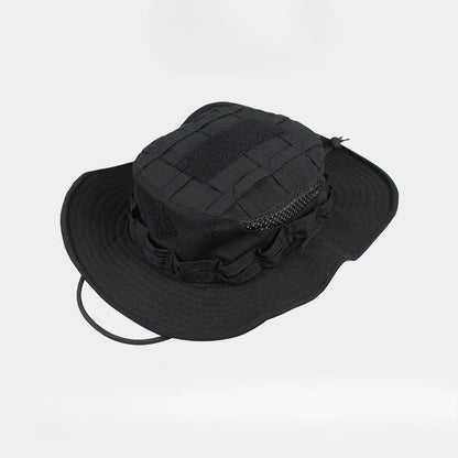 Tactical Square Pocket Outdoor Fishing Bucket Hat