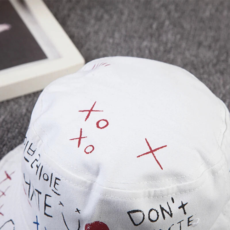 Outdoor Harajuku Bucket Hat Fishing Hip Hop Cap Men's