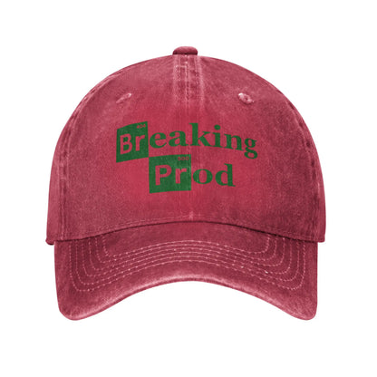 Breaking Prod Meme Baseball Cap