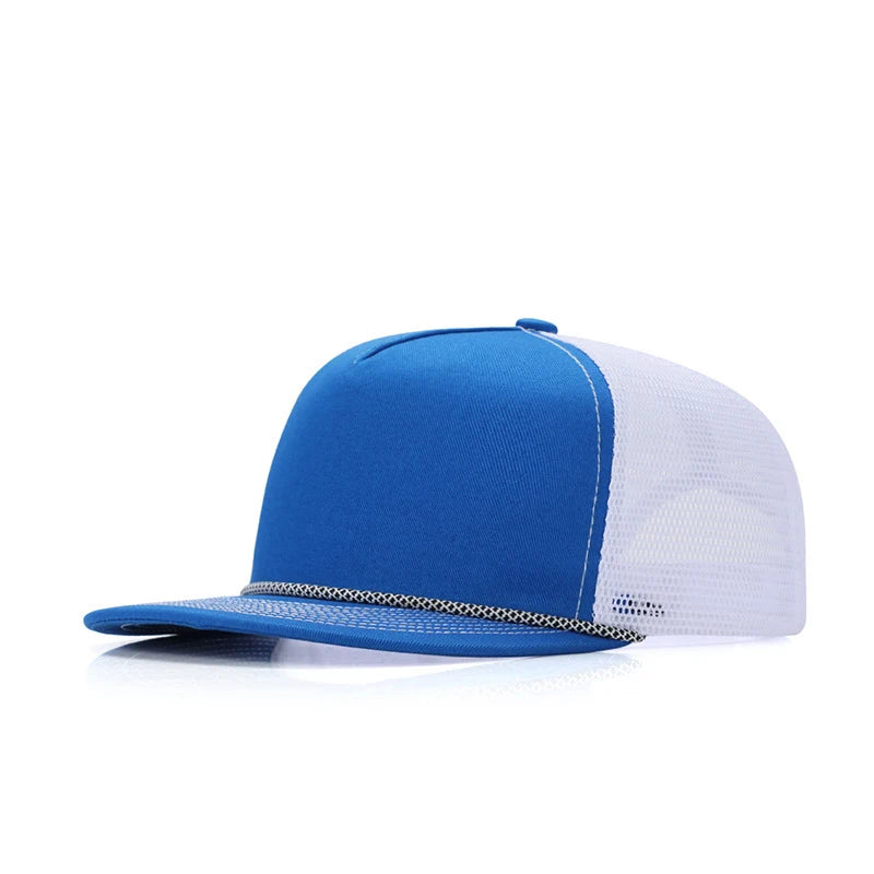 Custom Logo Breathable Mesh Trucker Snapback Cap