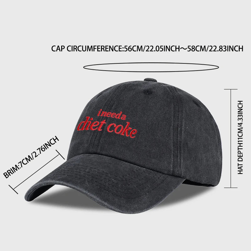 I Need A Diet Coke Baseball Cap
