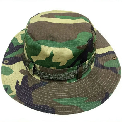 Reversible Foldable Wide Brim Fishing Bucket Hat