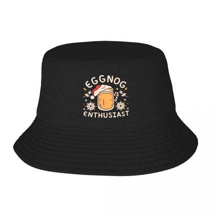 Eggnog Enthusiast Christmas Bucket Hat