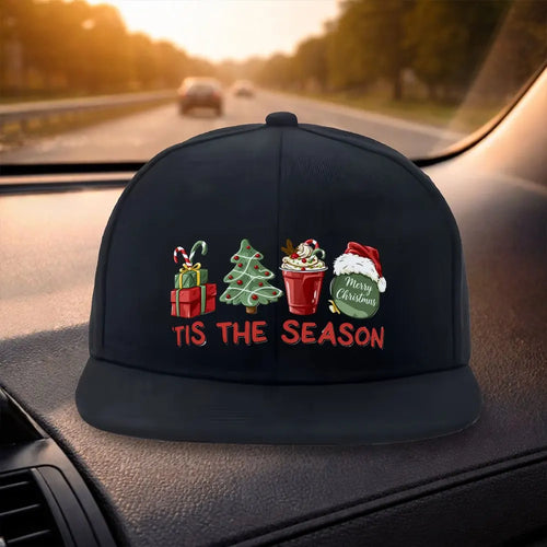 Classic Adjustable Flat Brim Snapback Cap