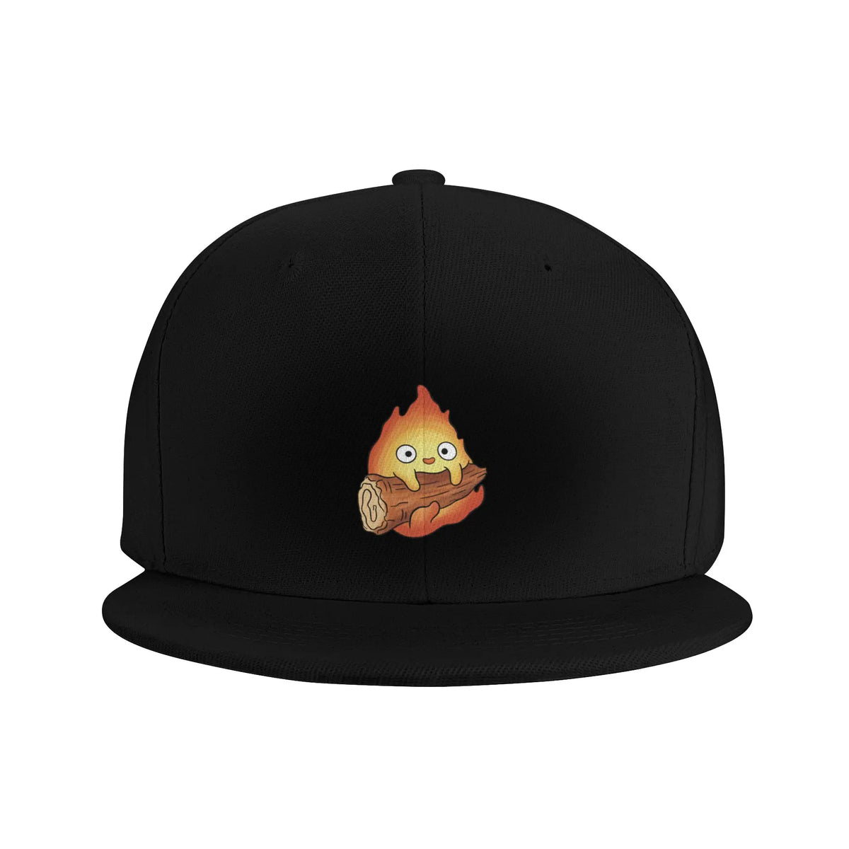 Calcifer Spirited Away Anime Graphic Snapback Cap