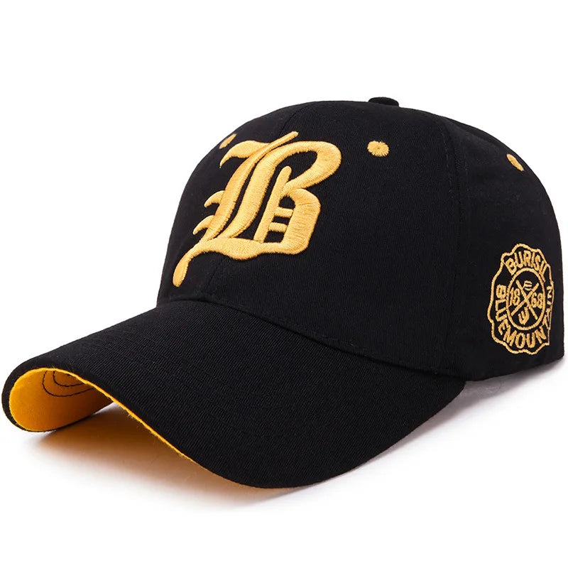 Summer Cotton Embroidery Snapback Baseball Cap