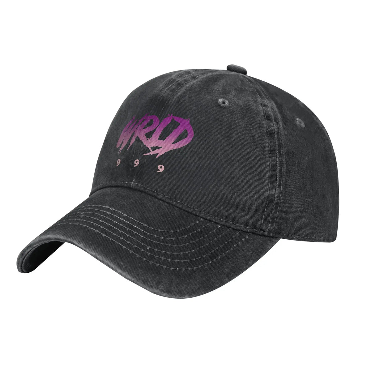 Juice Wrld Distressed Denim Washed Baseball Cap