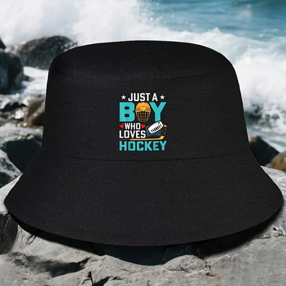 Fashion Young Ice Hockey Fan Bucket Hat