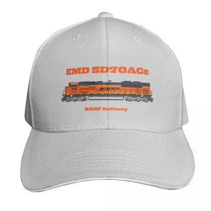 BNSF EMD SD70ACe Drawings Cotton Twill Baseball Cap