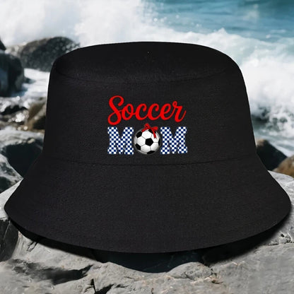 Soccer Mom Coquette Bow Mothers Day Bucket Hat