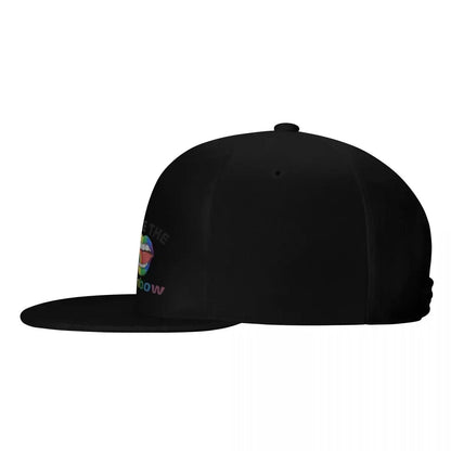 Rainbow Lips Pride Snapback Cap Hat