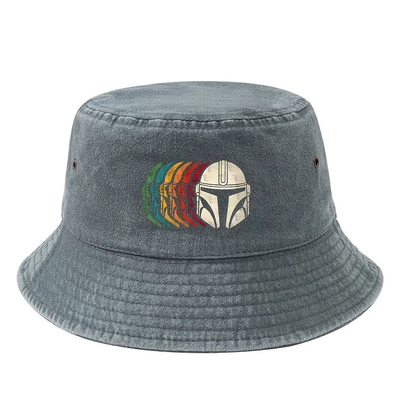 Rainbow Armor Print Outdoor Bucket Hat