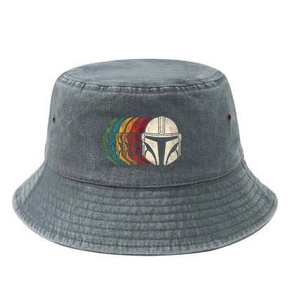 Rainbow Armor Print Outdoor Bucket Hat