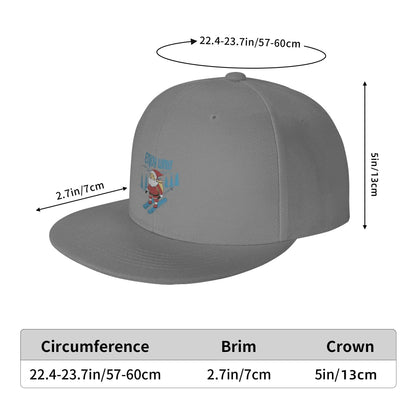 Santa Claus Enjoy Winter Snapback Cap