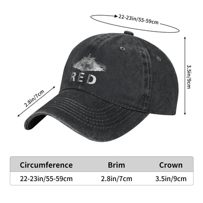 RED Friday Military Baseball Cap