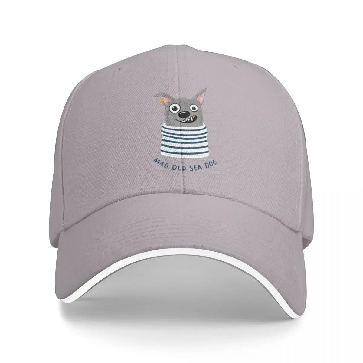 Cute Mad Old Sea Dog Baseball Cap
