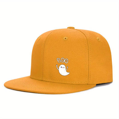 Festive Cap With Ghost Design Perfect For Halloween