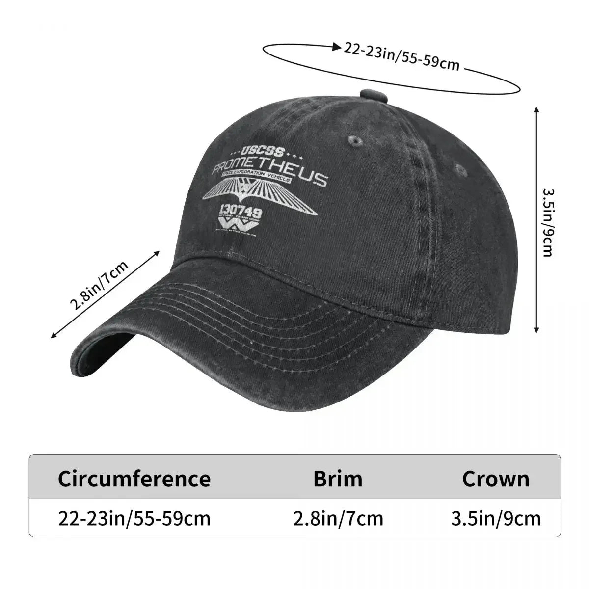 Prometheus Weyland Yutani Baseball Cap