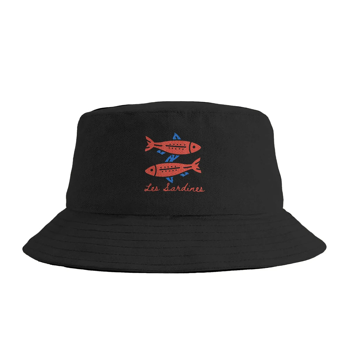 Les Sardines Tinned Fish Retro Bucket Hat