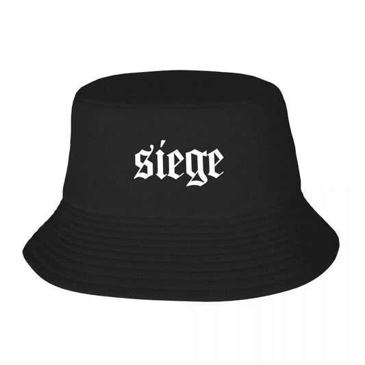 Siege White Type Vintage Bucket Hat