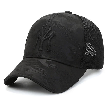 New Spring Summer Embroidered Letter Camouflage Hat