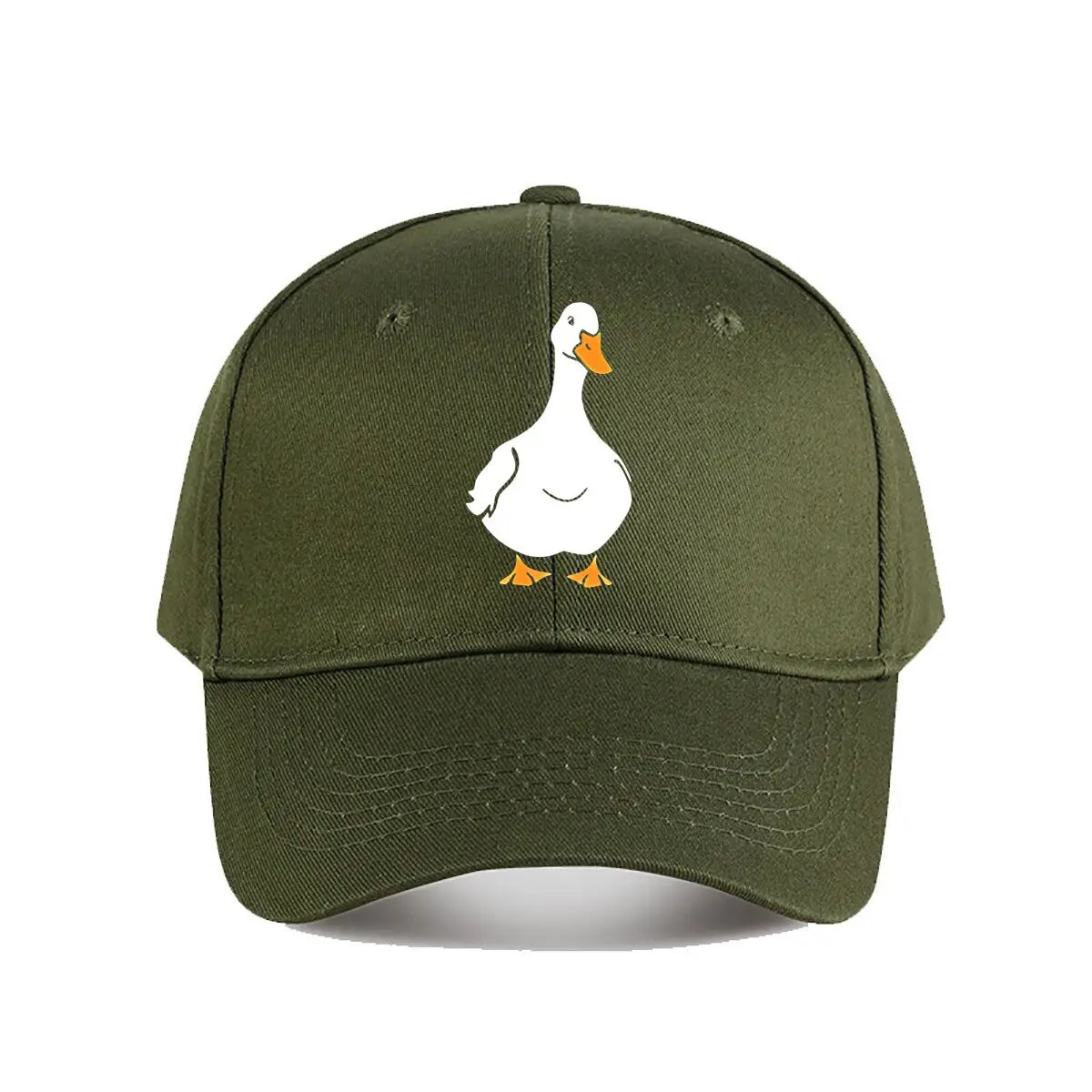 Cute Cartoon Duck Vinyl Sticker Baseball Cap