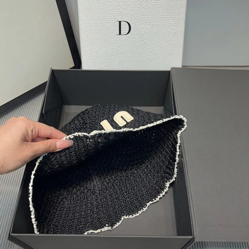 New Designer Handmade High Quality Letter Bucket Hats