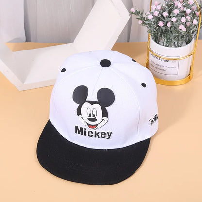 1pcs Cute Mickey Mouse Baby Hat For Children Boy Girl Baseball Cap Fashion Kids Snapback Hip Hop Hat Children's Hats Caps