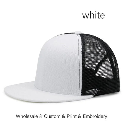Custom Logo Embroidered Trucker Snapback Cap