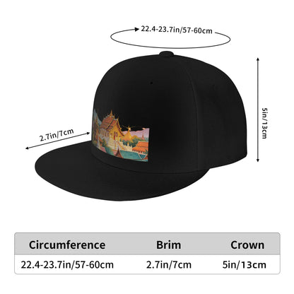 Chiang Mai Old City Snapback Cap