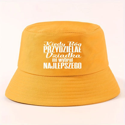 Grandpa Best Pattern Outdoor Bucket Hat