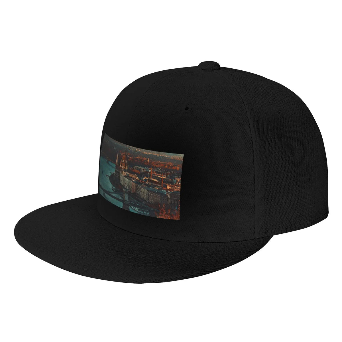 Budapest Hungary City Denim Snapback Cap