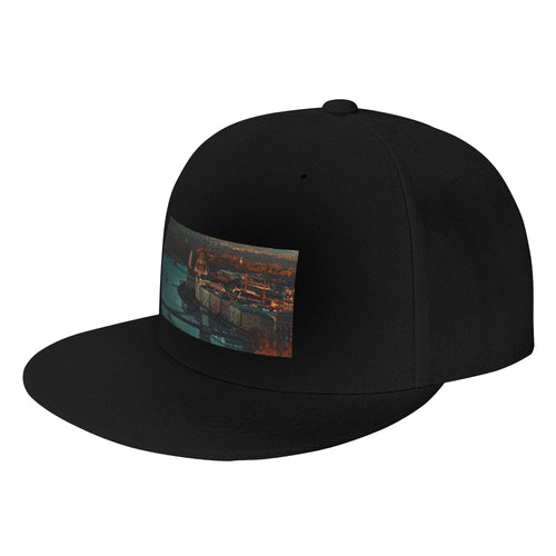 Budapest Hungary City Denim Snapback Cap