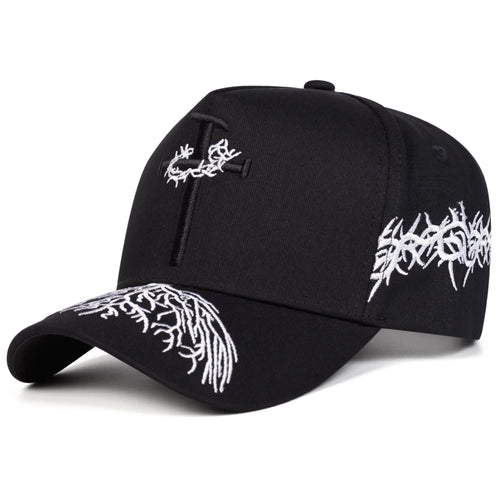Iron Nail Embroidery Outdoor Baseball Cap
