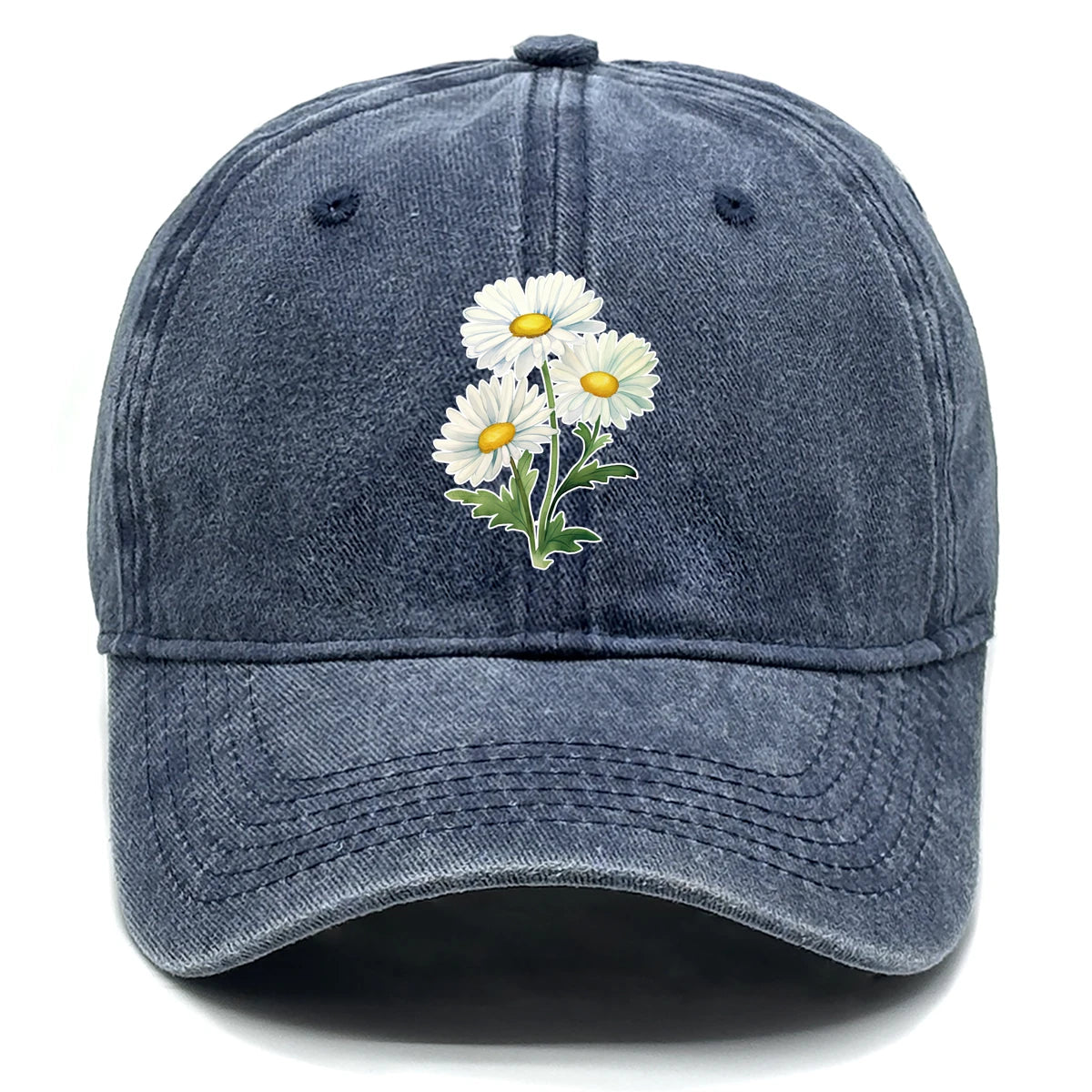 Adjustable Summer Cap For Women Men Flower Baseball Cap