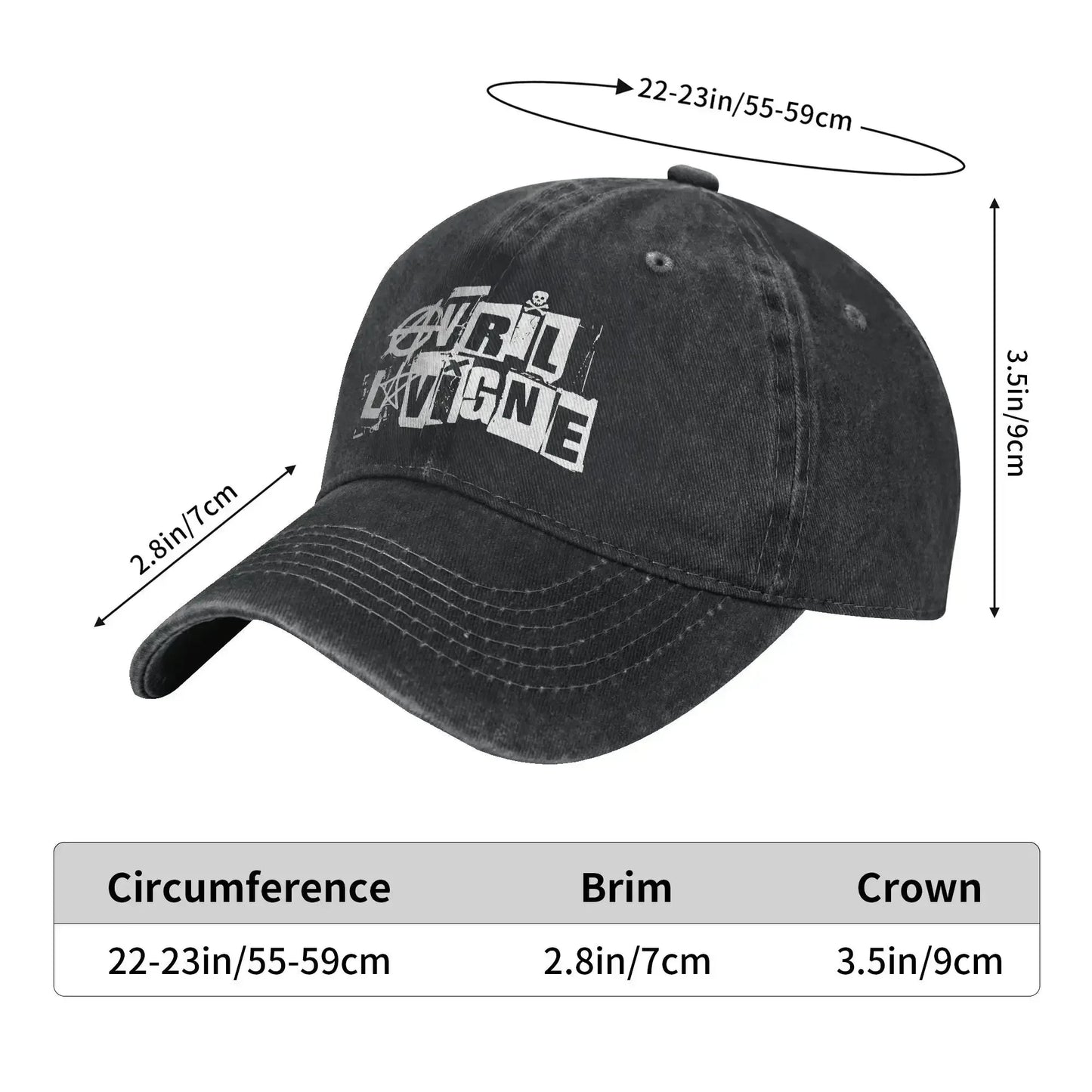 Avril Lavigne Punk Music Baseball Cap