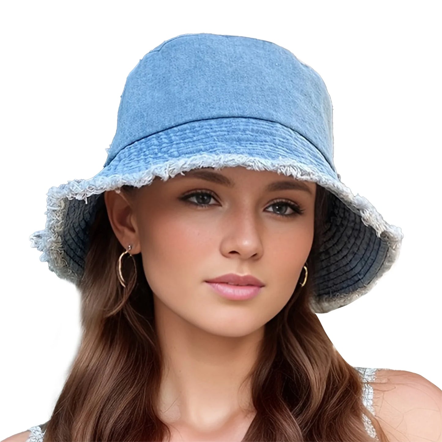 Trendy Bucket Hat Fisherman Bucket Hat Solid Color Retro Style