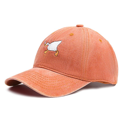 Goose Pattern Embroidered Casual Baseball Cap