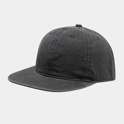 Custom Logo Washed Solid Color Hip-Hop Snapback Cap