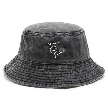 Customize Cotton Washed Bucket Hat Vintage Fishing Hat