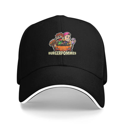 Burgerpommes Vintage Hip Hop Baseball Cap