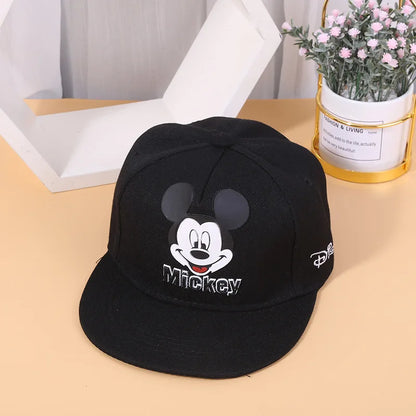 1pcs Cute Mickey Mouse Baby Hat For Children Boy Girl Baseball Cap Fashion Kids Snapback Hip Hop Hat Children's Hats Caps